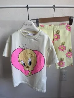 ZARA ツイーティー Tシャツ&ハーフレギンスパンツ セット 110