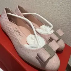 Salvatore Ferragamo フラットシューズ ピンク 5のサムネイル