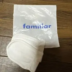 familiar ホワイト　ミトン