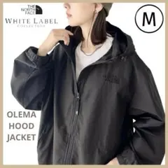 ノースフェイス 韓国限定 オレマ ロゴ フードジャケット ブラック 黒 M