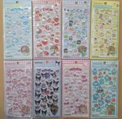 【新品】ボンボンドロップシール 8枚セット サンリオ はぴだんぶい ボンドロ