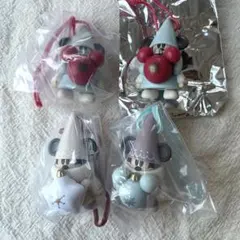 リルリンリン　カプセルトイ　水色 茶色 白色 4個セット