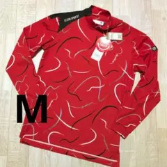 ルコック ゴルフ ウェア 未使用 タグ付 Мサイズ 長袖 赤色 モックネック
