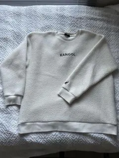 KANGOL ボア　スウェット　Lサイズ　ホワイトのサムネイル