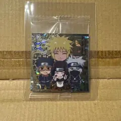 ナルト　ウエハース　シール　ミナト班　写真　ホロ　CR