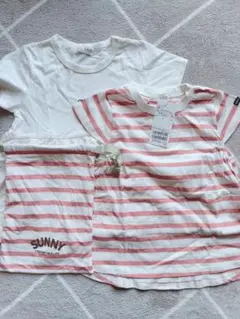 新品未使用　b.room ビールーム　Tシャツ　半袖　2枚セット　袋付き