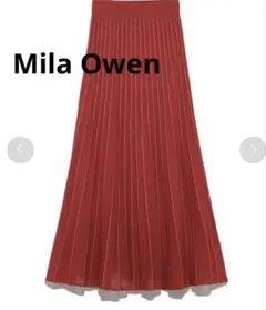 ミラオーウェン ロングニットスカート レディースロングスカート