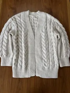 GU チャンキーニットカーディガン 長袖