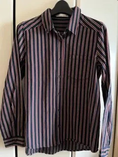 レディース　ストライプ柄長袖シャツ　Mサイズ