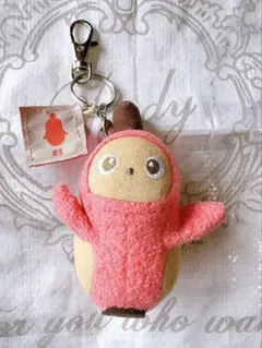 LOVOT★ぬいぐるみ マスコット キーチャーム ピンク★ラボット