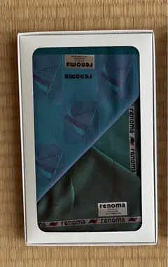 【新品未使用品】レノマ renoma チェック柄 ハンカチ 2枚セットのサムネイル