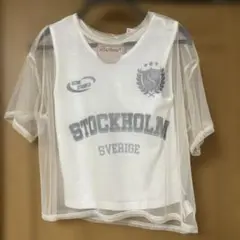 Rafaaf メッシュTシャツ 白タンクトップ　2点セットSTOCKHOLM