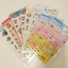 セリア シール セット ミルモ クレヨンしんちゃん モフサンド エンジェルブルー