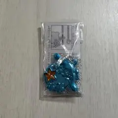 サンリオ　キラッキラペンダント　シナモロール　ブルー　メッキ