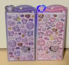 【正規品】サンリオ うるちゅるポップシール 2点セット