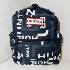 美品✨HUNTER ハンター エクスプローデッドロゴ リュック バックパック