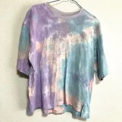 スカラーパリティ　タイダイカラー イカ刺繍 Tシャツのサムネイル