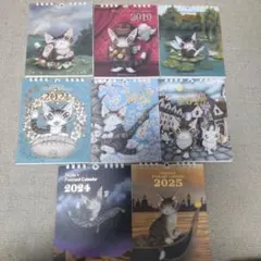 ダヤンポストカードカレンダー8冊セット わちふぃーるど