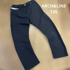 ARCH&LINEストレッチパンツ135ブラック