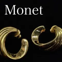4009 モネ ヴィンテージ ピアス ゴールド リボン Monetのサムネイル