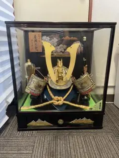 五月人形 兜 正絹 木彫竜 彫金 斑鳩の里 皇宸 青龍 20号 - メルカリ