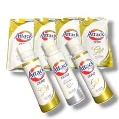 アタックゼロ　詰め替え用320g×4個セット　本体400g×3本セット　花王のサムネイル