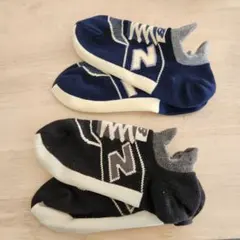new balance　くるぶしソックス二枚組セット