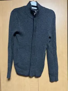 NICOLE ダークグレー カーディガン M