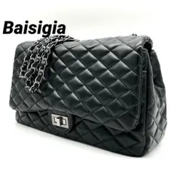 美品 Baisigia キルティング チェーン ショルダー バッグ 2way