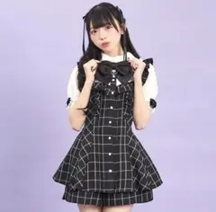 michellMacaron チェックリボンシャツジャンスカセット 黒 XS - メルカリ