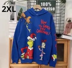 グリンチ クリスマス Grinch パーカー 男女兼用