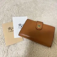 IL BISONTE オレンジブラウンレザー キーケース