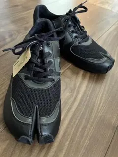 【タグ付】Lafeet ラフィート 足袋シューズ VL01 ブラック23.5cm