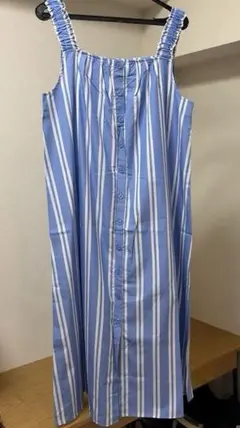 【新品】H&M ストライプ ノースリーブワンピース