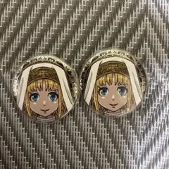 炎炎ノ消防隊　原画展　くじ　C賞　アルティメタル缶バッジ　アイリスのサムネイル