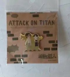進撃の巨人 ゆるパレット ピンズ リヴァイ＆ハンジ