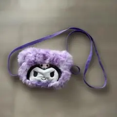 サンリオキャラクターズ　ラテクマ　クロミぬいぐるみポシェット ショルダーポーチ