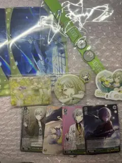 プロセカ 日野森志歩 缶バッジ ノーブルアート リストバンド ステッカー 特典