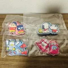 クレヨンしんちゃん はぴだんぶい スペシャルラバーマスコット 4個セット