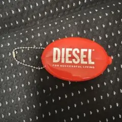 DIESEL ディーゼル コインケース ラバー 小銭入れ レッド 赤 キーホル…