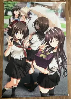 アマツツミ 描き下ろしB2タペストリー パープルソフト 克 水無月ほたる 恋塚愛