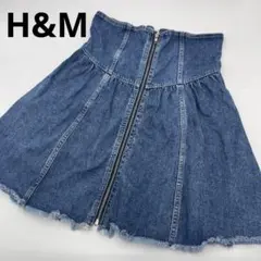 ❤️美品❤️ デニムスカート H&M ミニスカート デニム ハイウエスト スカート