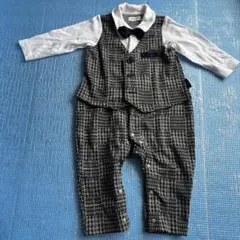 【美品】タキシードロンパース