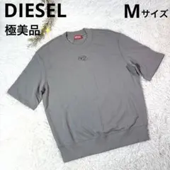 極美品✨ ディーゼル スウェット ロゴ Tシャツ 半袖 現行 M