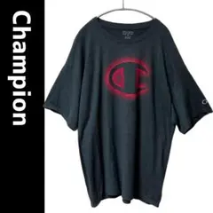 【チャンピオン】クルーネックロゴプリントTシャツ　半袖トップス