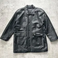 vintage レザージャケット　hooked vintage TORO vintage レザージャケット hooked vintage TORO - メルカリ