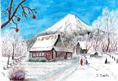 水彩画 アート・写真