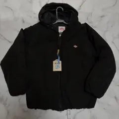 24aw ダントン ダウンアーミーフードジャケット ブラック クリーニング済み