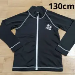 【603】OP オーシャンパシフィック 黒 ラッシュガード130