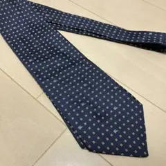 バーバリー　ネクタイ　ブルー　青　絹100%